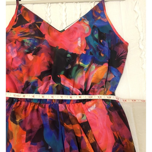 Amanda Uprichard Women's Strappy Summer Floral Wrap Dress Vacation Style SZ SM - Picture 14 of 14